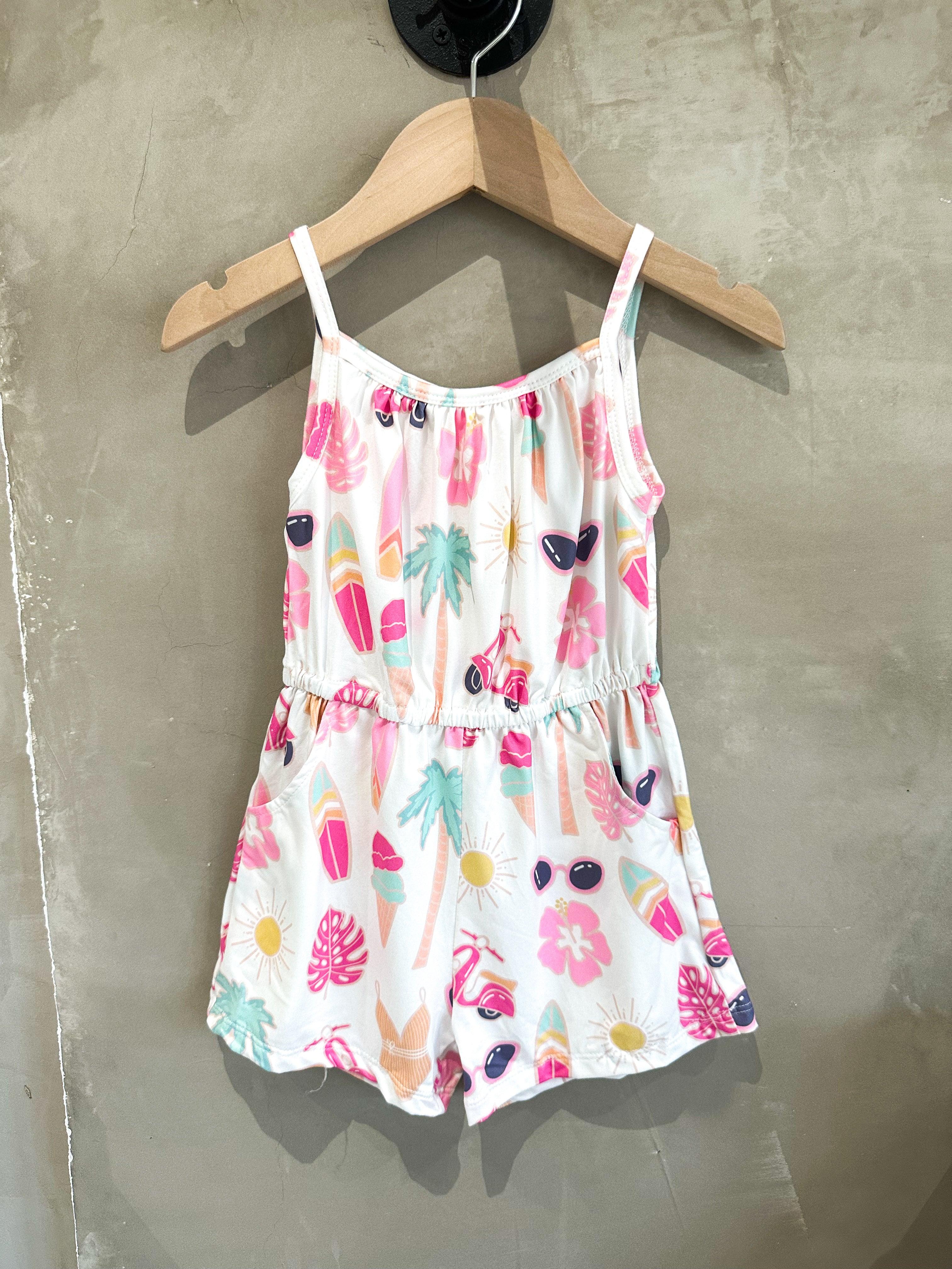 Summer Vacay Strappy Play Romper