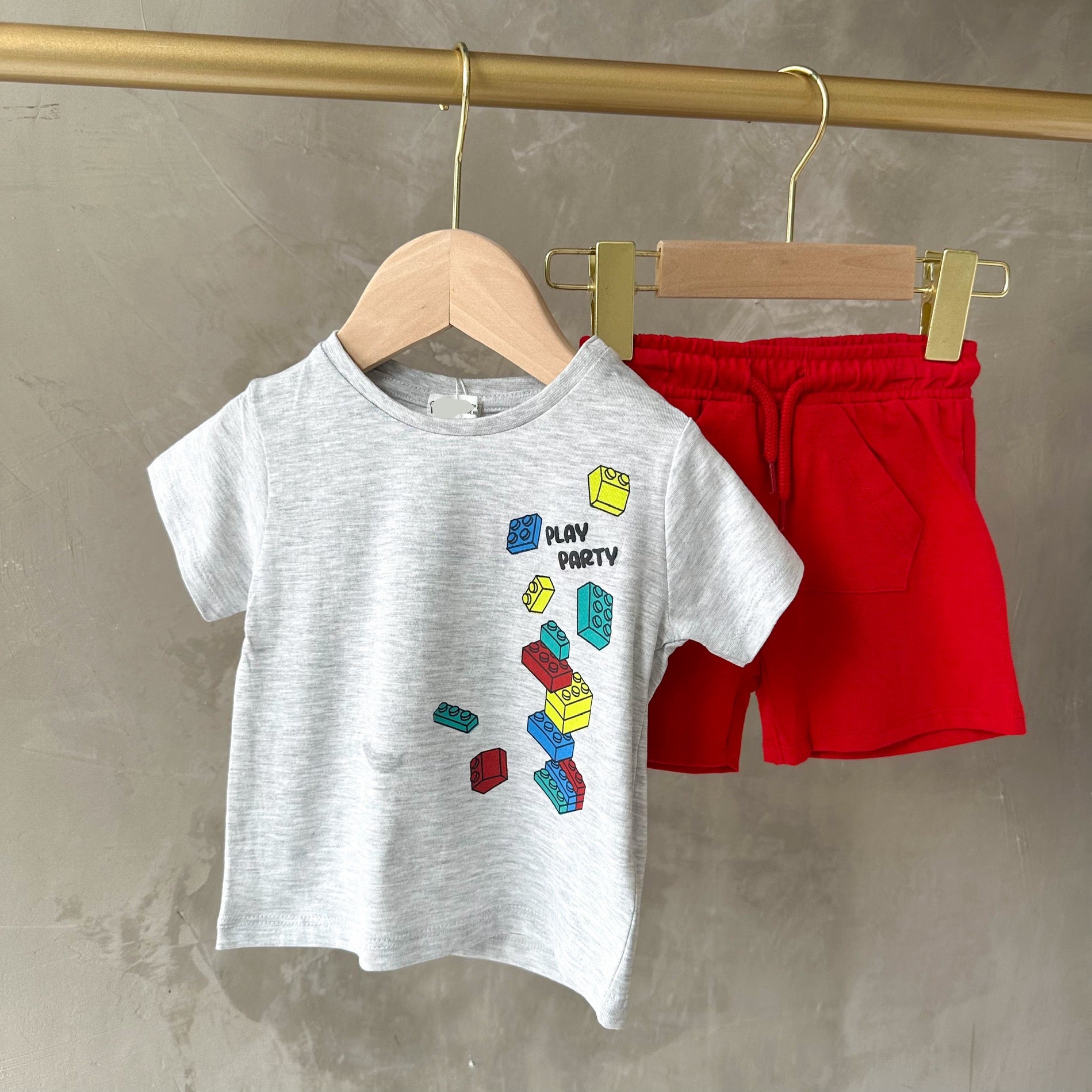 BLOCKS TSHIRT SET (12M)