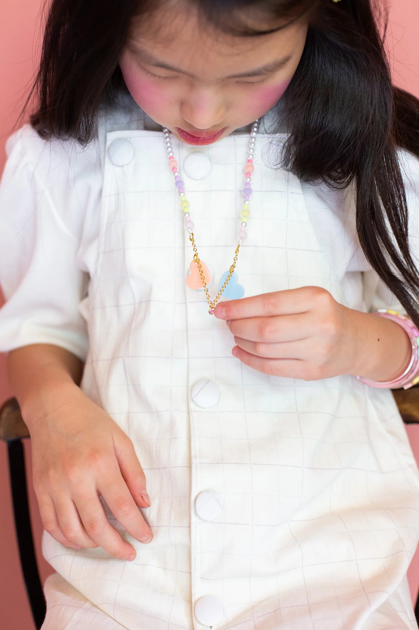 candy hearts necklace