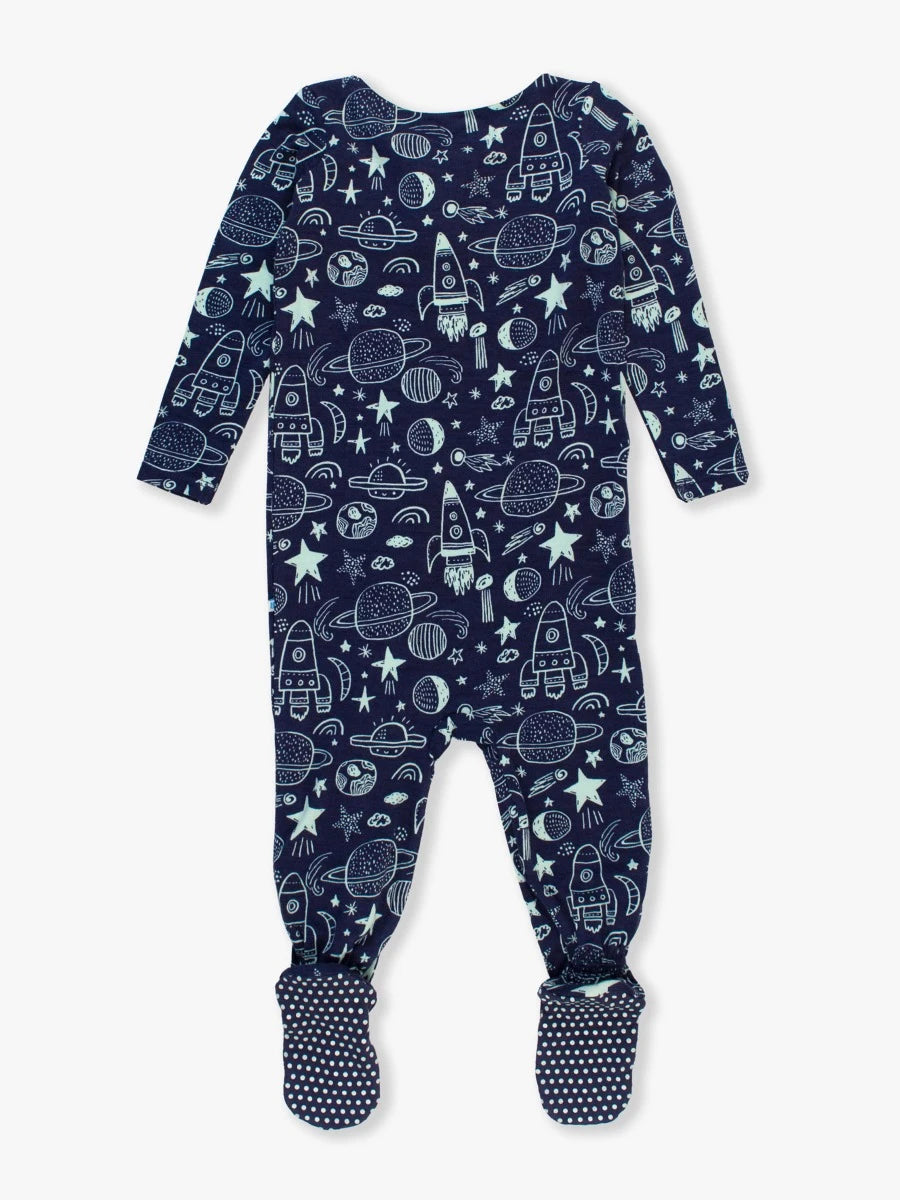 BLAST OFF FOOTIE PJS