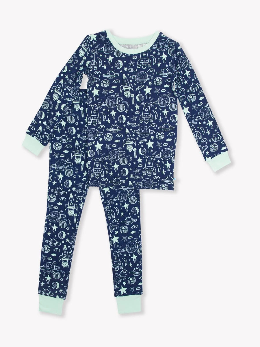 BLAST OFF LONG SLEEVE PJ SET (2T)