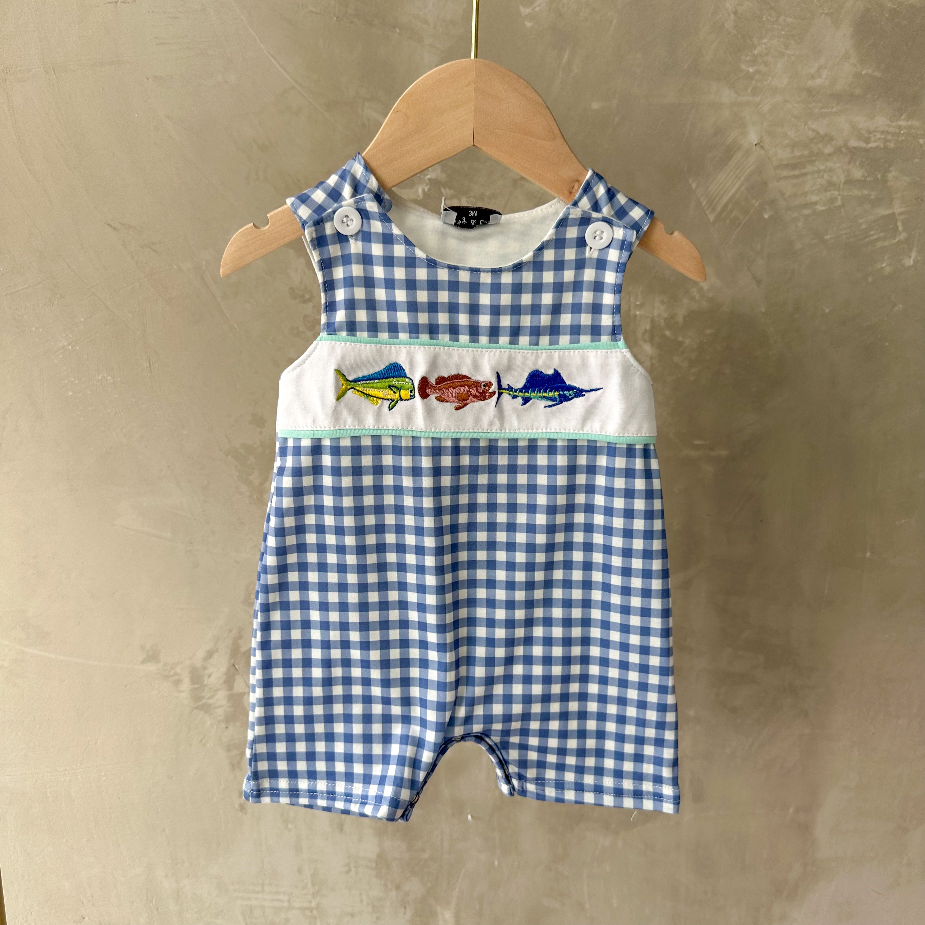 MARLIN EMBROIDERY ROMPER