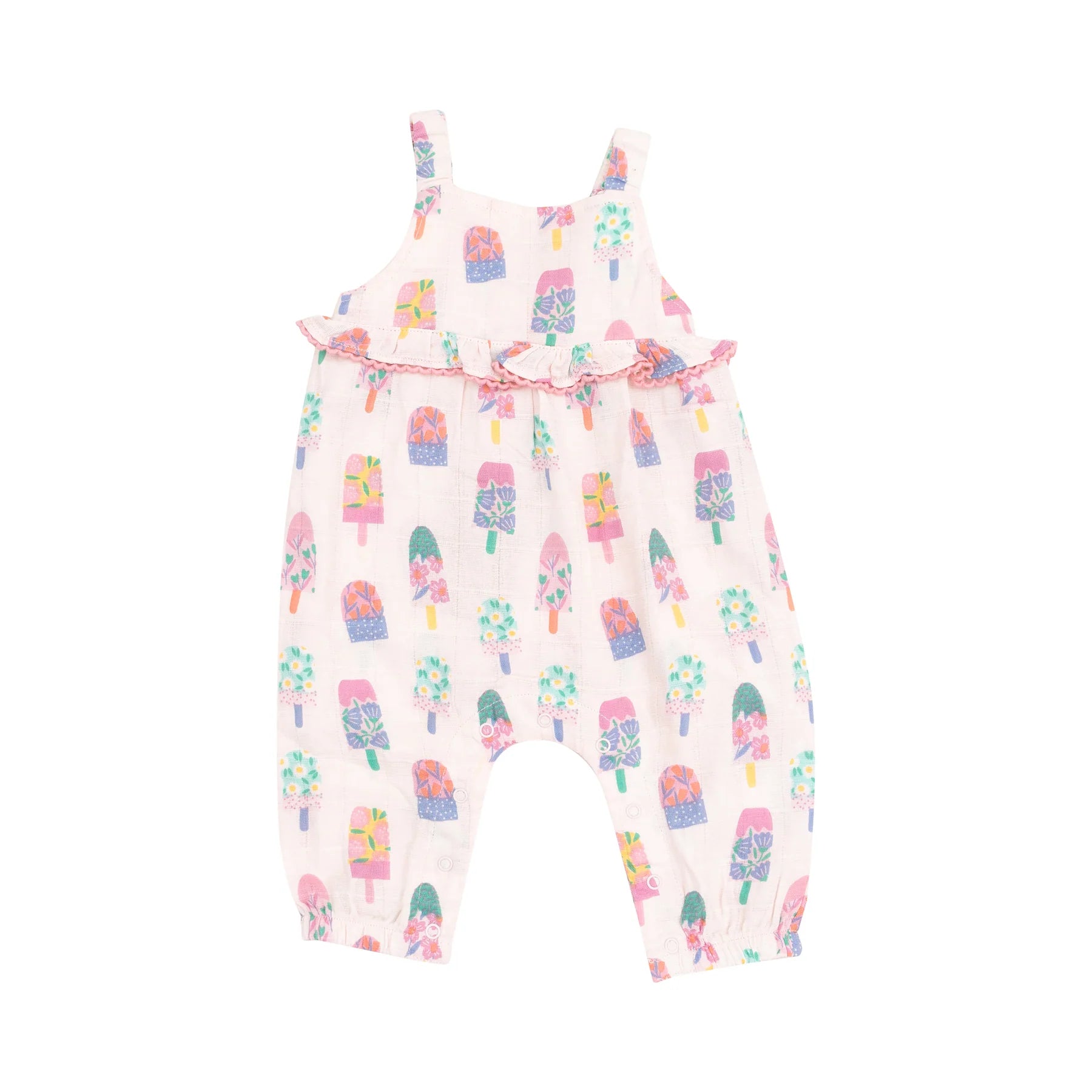 POPSICLE RUFFLE JUMPSUIT