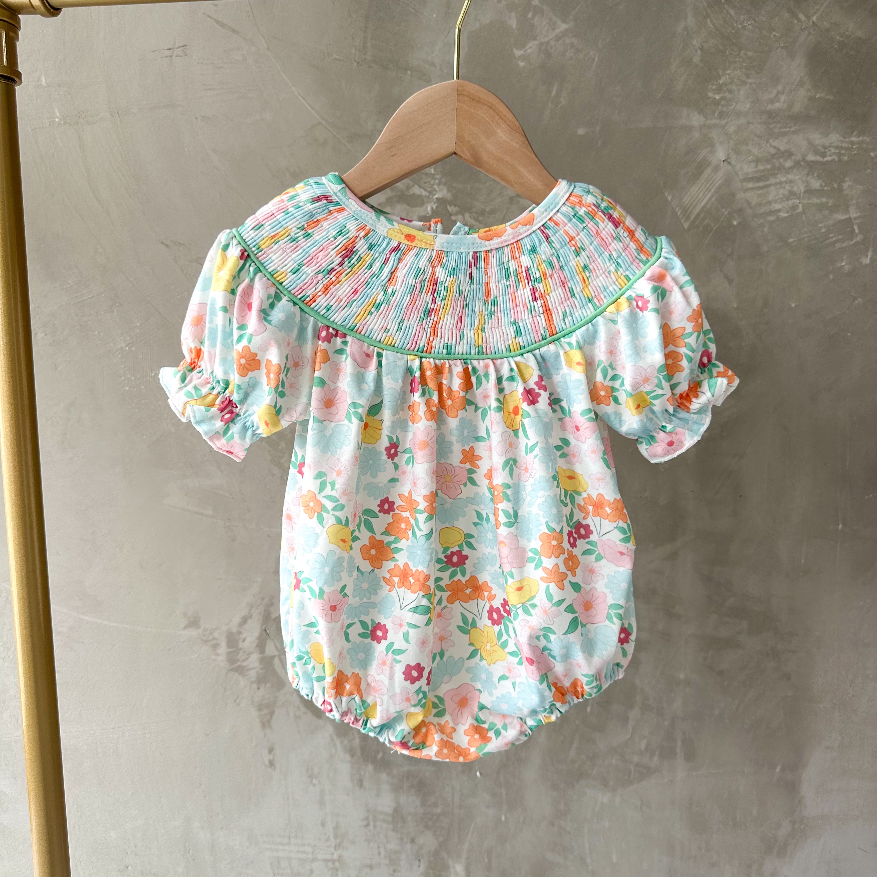 BLOOM SMOCKED BUBBLE