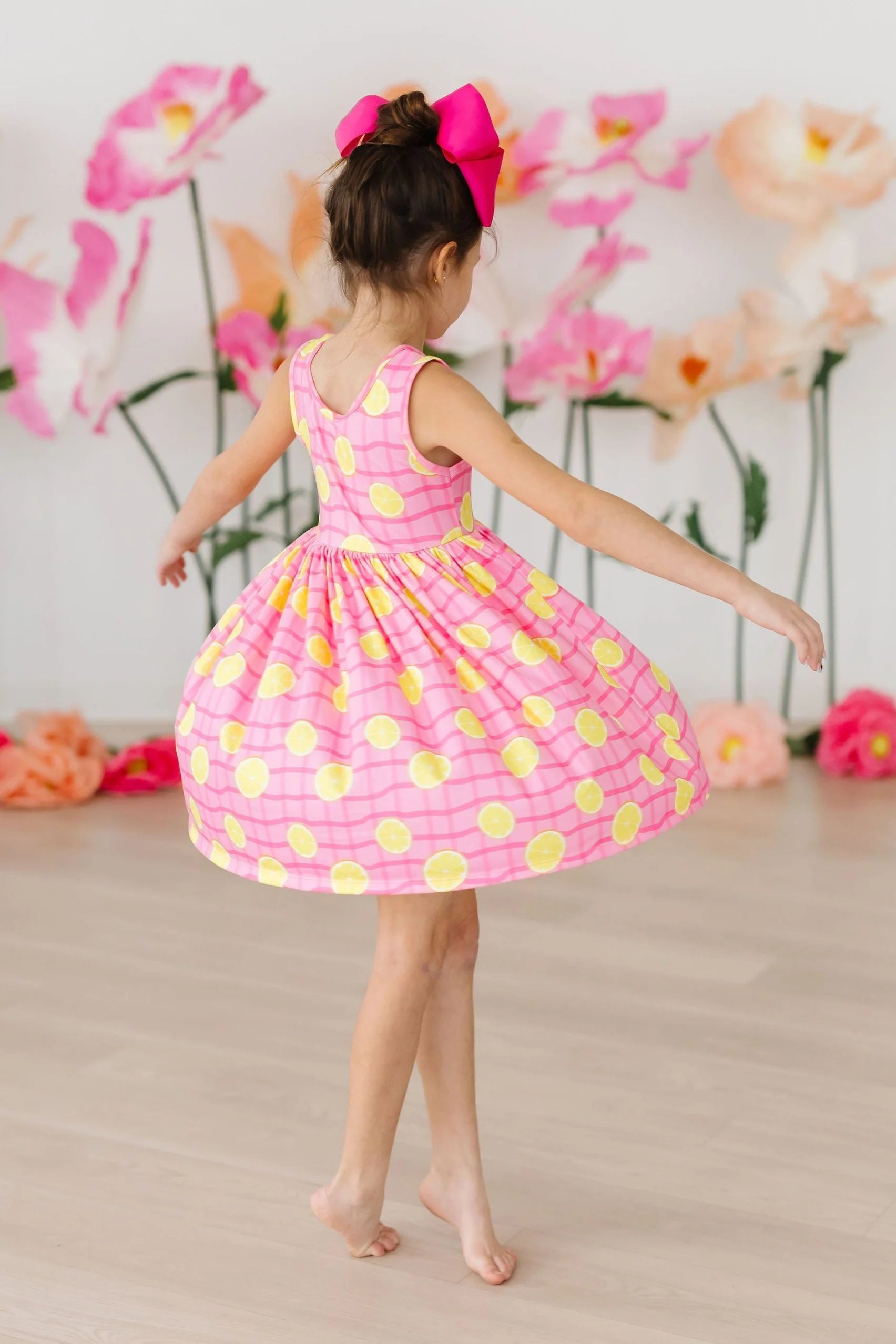 PINK LEMONADE TANK TWIRL DRESS