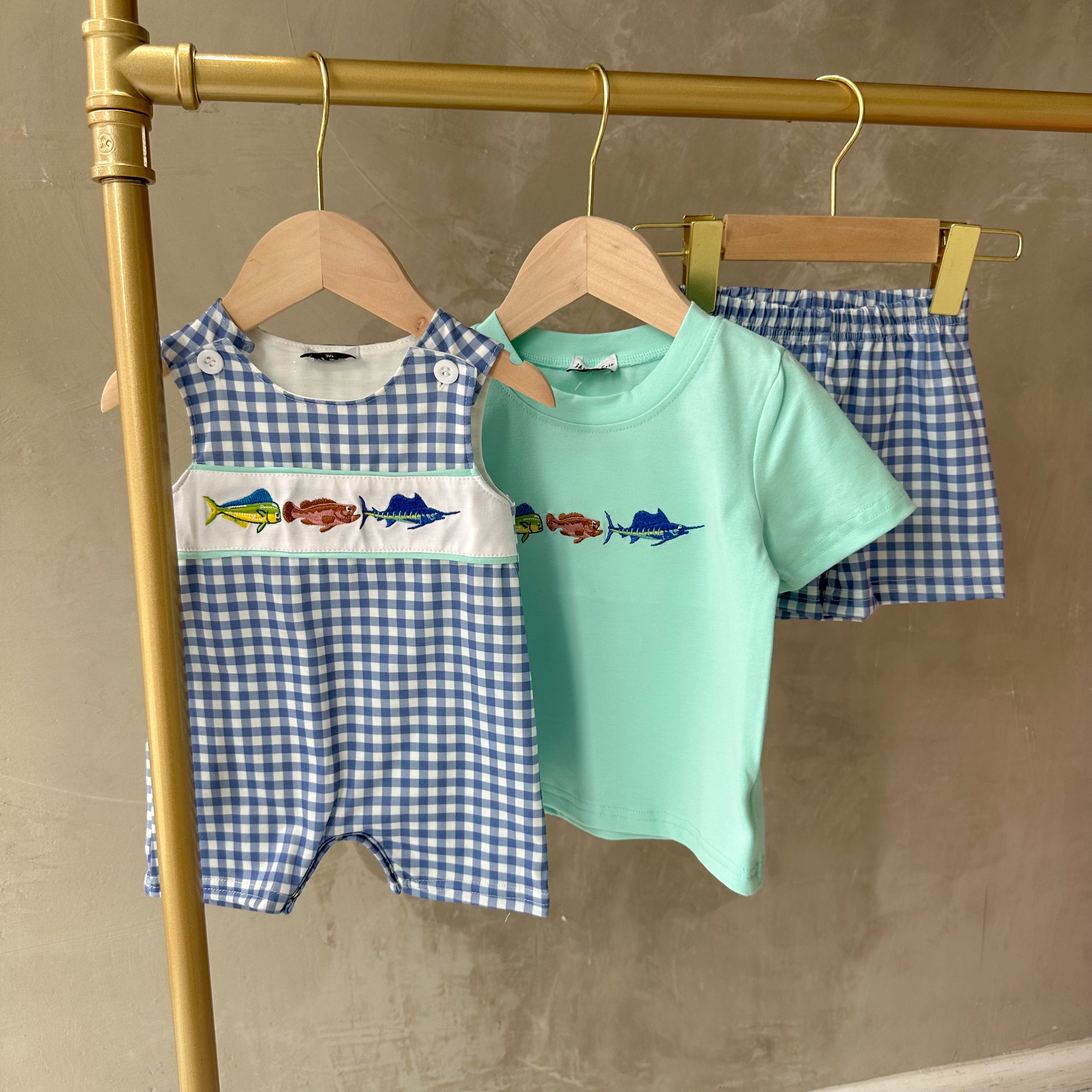 MARLIN EMBROIDERY ROMPER