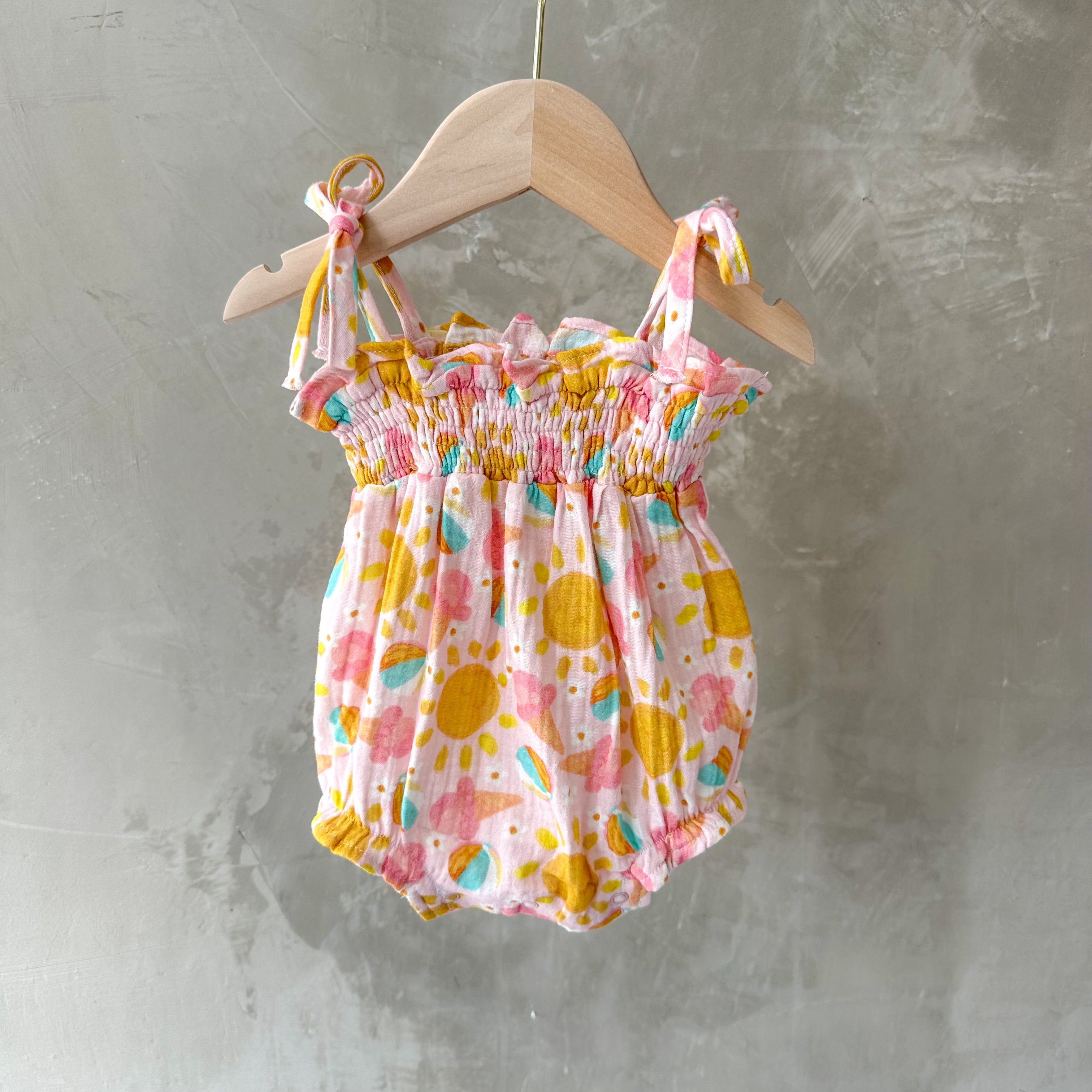 ICE CREAM SMOCKED BUBBLE (12m)