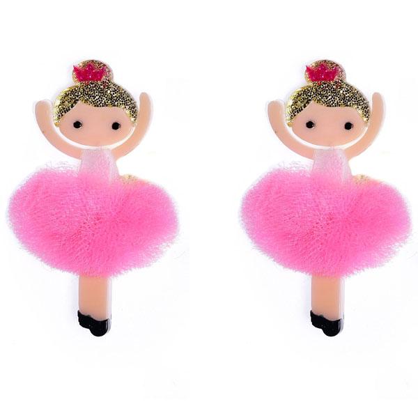 Tulle Tutu Ballerina Alligator Clips (pair)