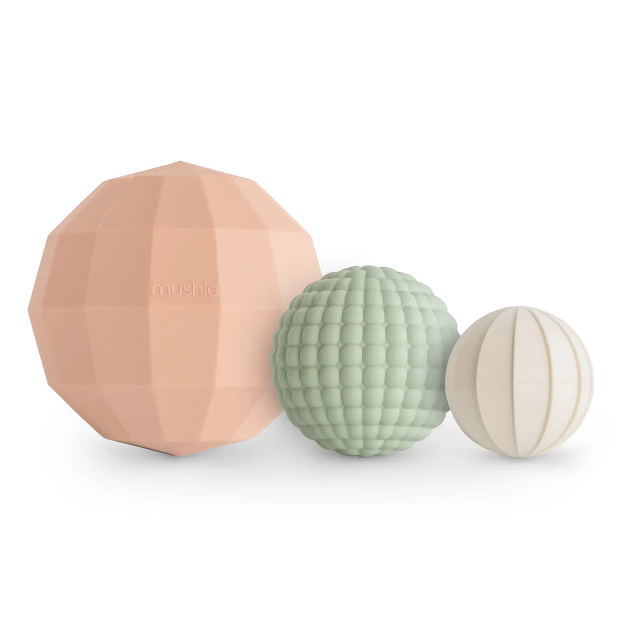 NESTING SPHERES SENSORY TOYS - (blush)