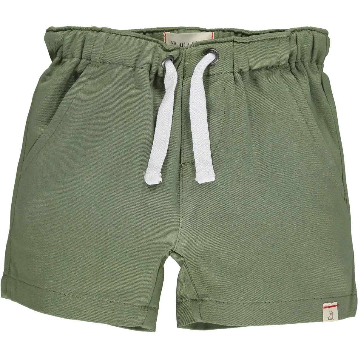 OLIVE TWILL SHORTS