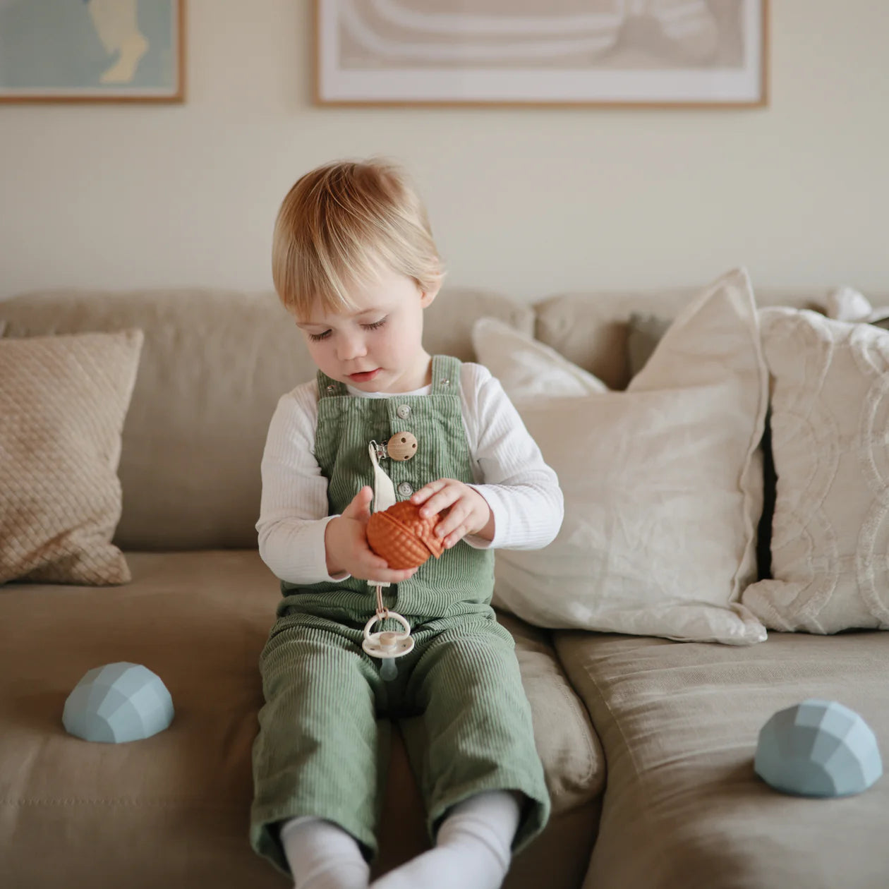 NESTING SPHERES SENSORY TOYS - (blush)